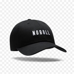 NOBULL Black Baseball Cap Unisex NWOT